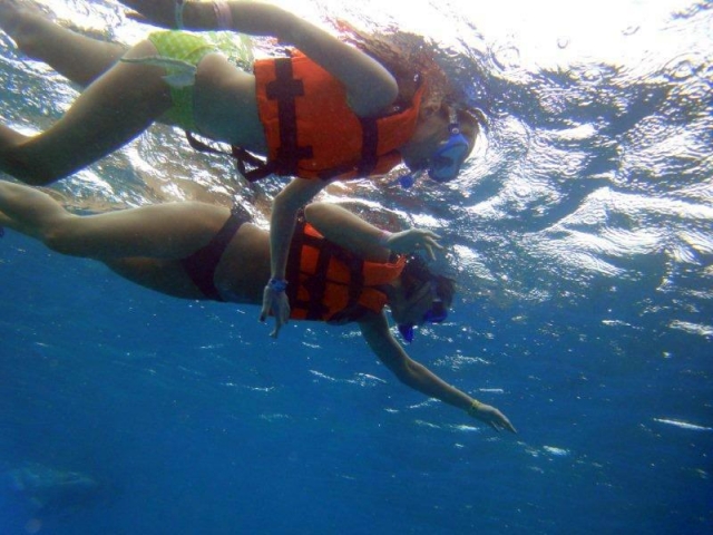  Snorkeling in the reefs 